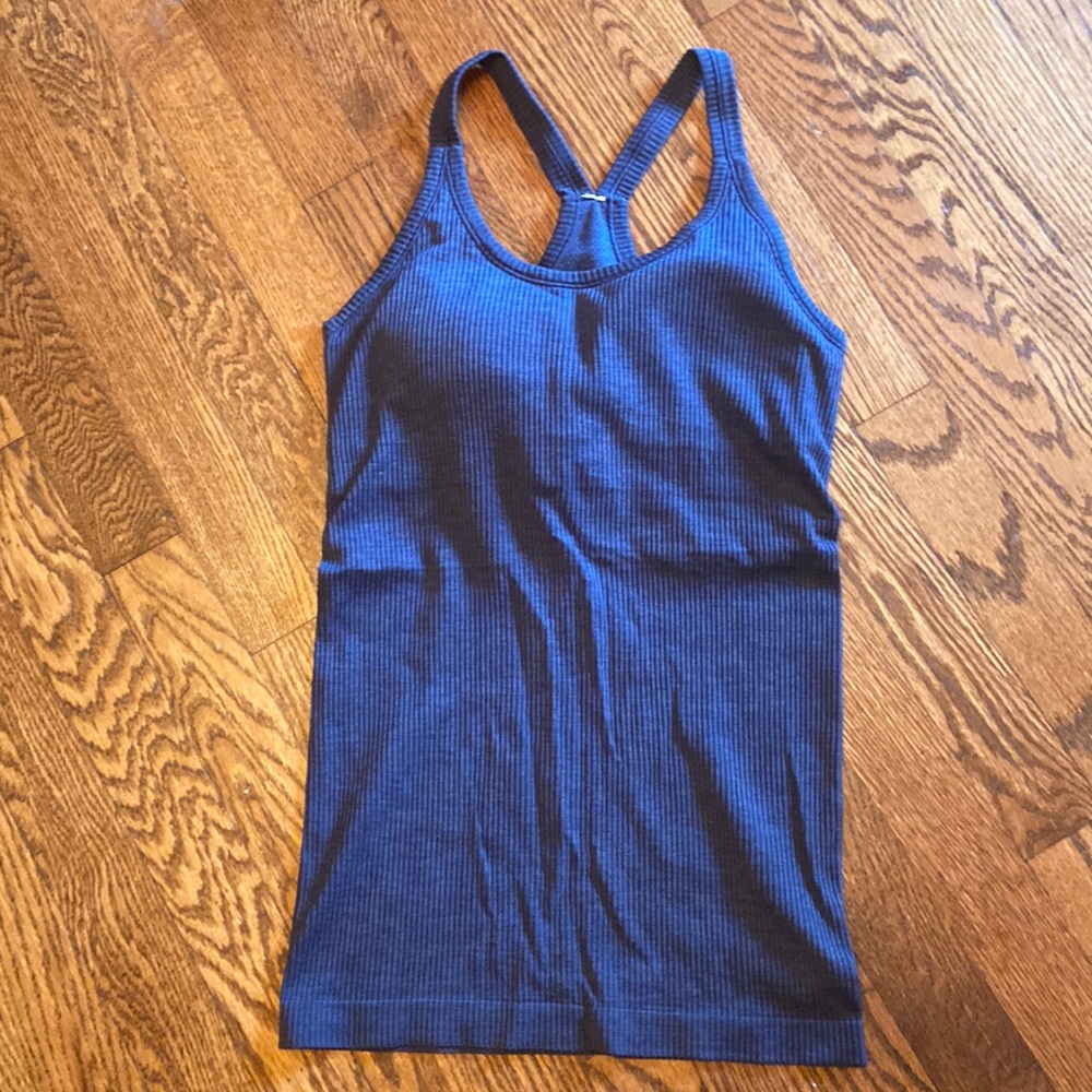lululemon athletica Blue Tank Top